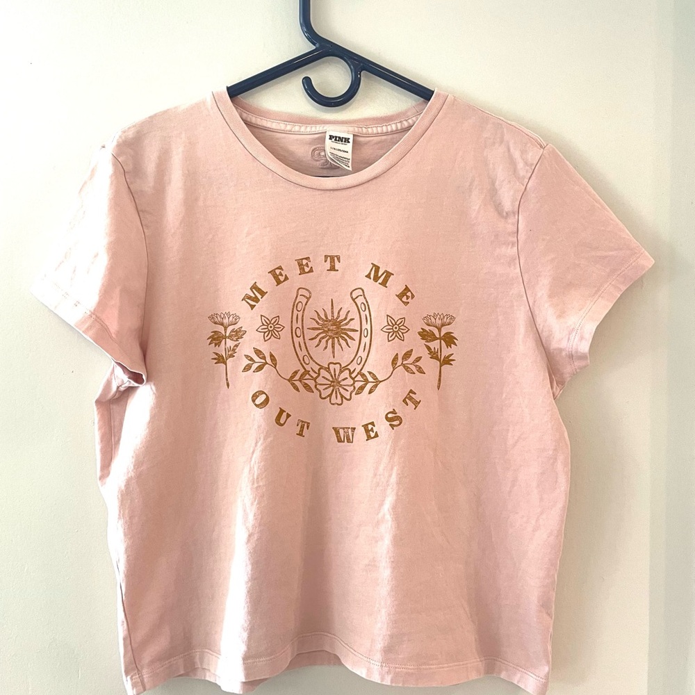 PINK crop sz L